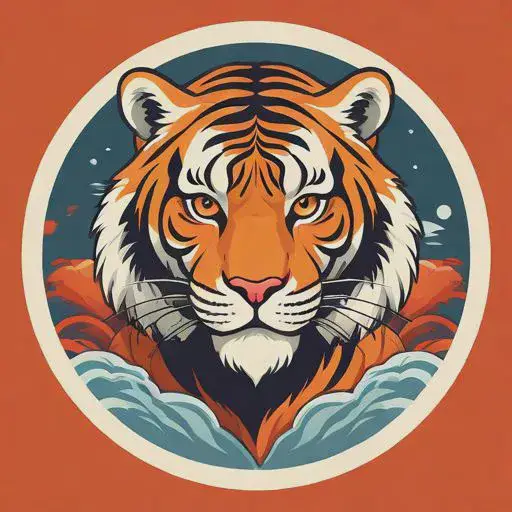 属虎人最旺三个颜色后后面的图案，属虎传统文化寓意