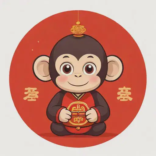 2025年猴化太岁吉祥物图片