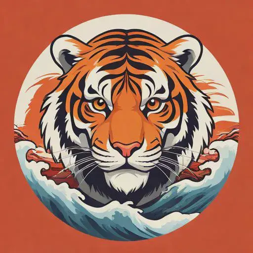 属虎人最旺三个颜色后后面的图案，属虎传统文化寓意