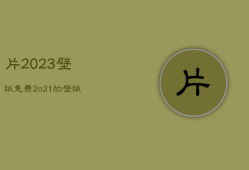 片2023壁纸免费，2o21的壁纸