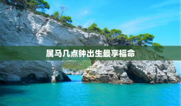 属马几点钟出生最享福命，属马几点钟出生最享福命运