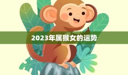 2023年属猴女的运势(猴年大吉财运亨通)