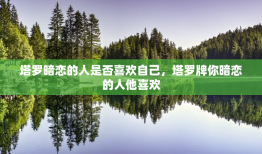 塔罗暗恋的人是否喜欢自己，塔罗牌你暗恋的人他喜欢