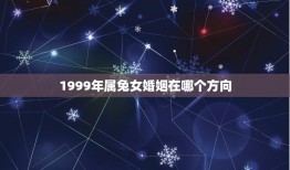 1999年属兔女婚姻在哪个方向(看看属兔女今年的桃花运势)