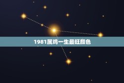 1981属鸡一生最旺颜色(看看哪种颜色最适合属鸡的人)