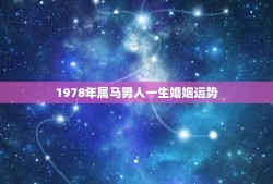 1978年属马男人一生婚姻运势(如何避免婚姻危机)