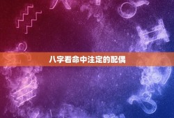 八字看命中注定的配偶(如何通过八字算命找到你的真命之人)