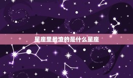 星座里最渣的是什么星座(介绍哪个星座最容易背叛)