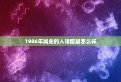 1986年属虎的人婚配鼠怎么样(如何找到的爱情匹配)