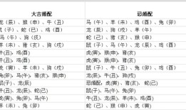 属相婚配查询命属查询表，属相生肖配对姻缘查询？