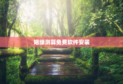 姻缘测算免费软件安装，姻缘免费测试