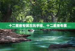 十二星座专属古风手链，十二星座专属
