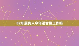 82年属狗人今年适合换工作吗(根据八字命理介绍)