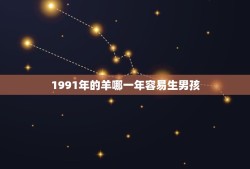 1991年的羊哪一年容易生男孩(介绍根据生肖属相预测男女比例)