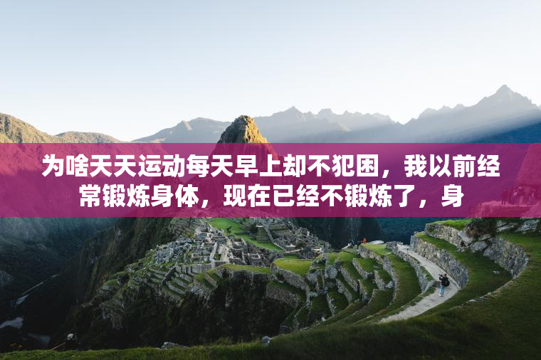 为啥天天运动每天早上却不犯困,我以前经常锻炼身体,现在已经不锻炼了,身