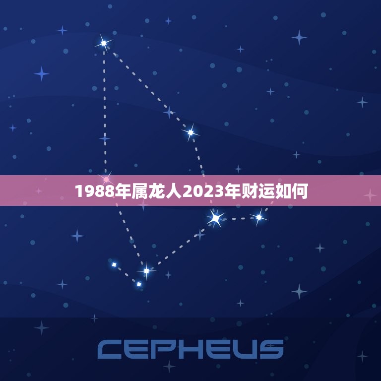 1988年属龙人2023年财运如何？(介绍龙年生肖运势)
