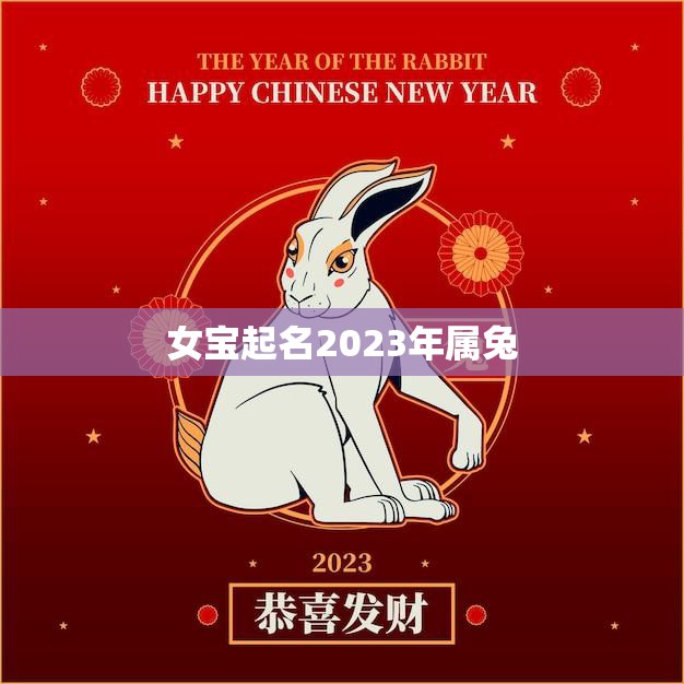 女宝起名2023年属兔(如何选取最佳名字)
